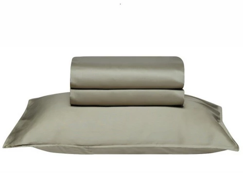 Σεντόνι Opulence 02 Με Λάστιχο Olive Green Kentia King Size 100% Βαμβακοσατέν