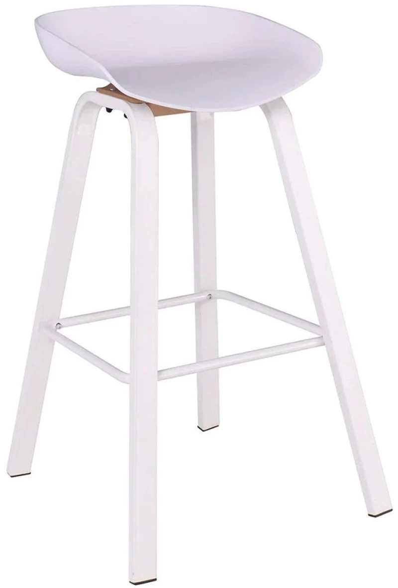 Σκαμπό Bar Pent ΕΜ1531,4 49x52x72/84cm White