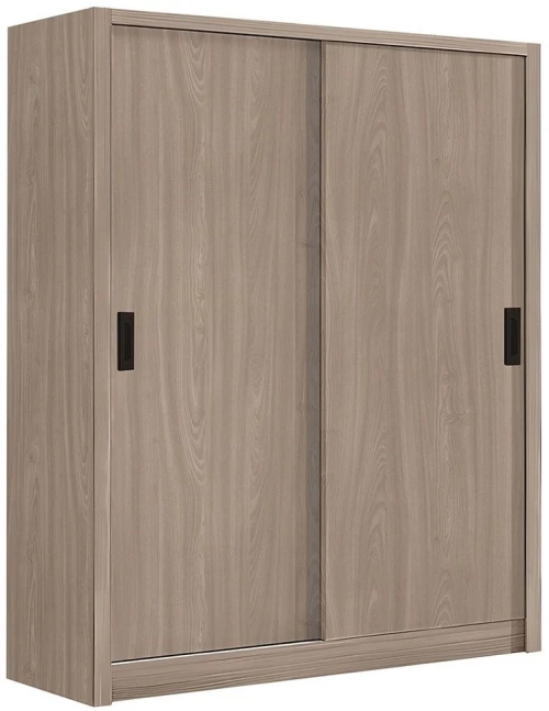 Ντουλάπα Δίφυλλη - Συρόμενη Vanity Ε7355,3 160x60x200cm Walnut Δίφυλλη
