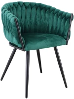 Πολυθρόνα Verdi ΕΜ786,1 64x54x80cm Black-Green