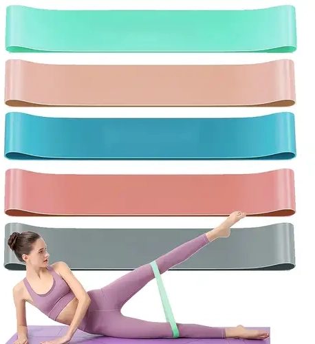 Λάστιχα Αντίστασης Yoga Pilates Set 5 Different Resistance Levels