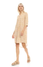 Γυναικείο Beachdress Pink Label -  Φόρεμα - Εμπριμέ - Regular Fit - Viscose - SUNSET