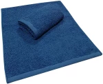Πετσέτα ΚΟΜΒΟΣ Πεννιέ PLAIN LINE 500γρ/μ2 ROYAL BLUE Χειρός 30x50