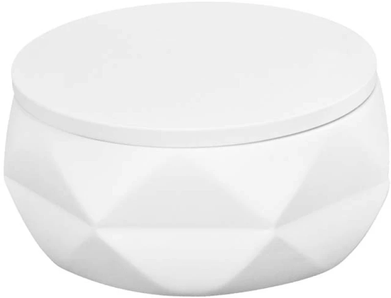 Θήκη για Βαμβάκι Crackle Jar Από Πολυρεσίνη 10,5x6,0 εκ