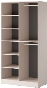 Ντουλάπα Sandbox τετράφυλλη z Μπεζ 202x200x51cm