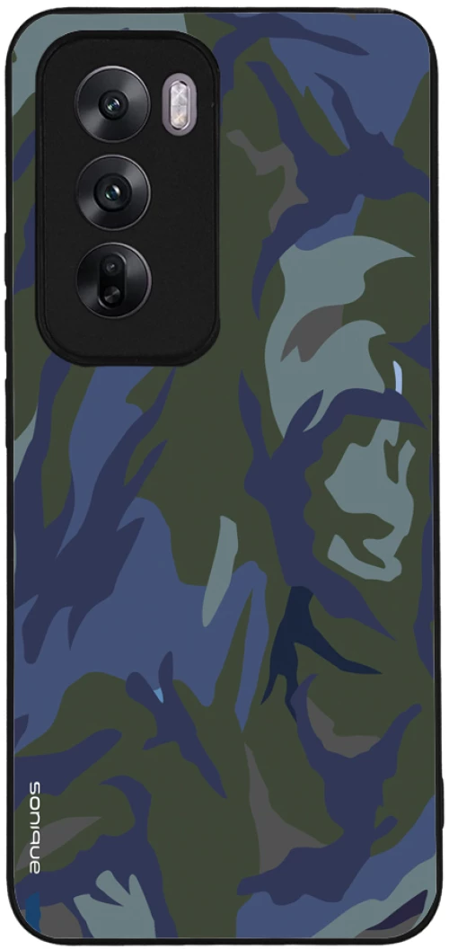 Θήκη Sonique Camouflage Army Series για Oppo Reno12 5G Μπλε 01