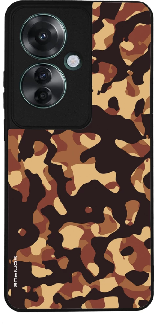 Θήκη Sonique Camouflage Army Series για Oppo Reno11 F 5G Καφέ 01