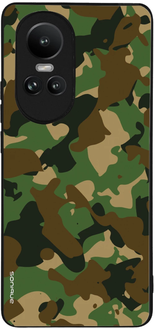 Θήκη Sonique Camouflage Army Series για Oppo Reno10 5G Πράσινο