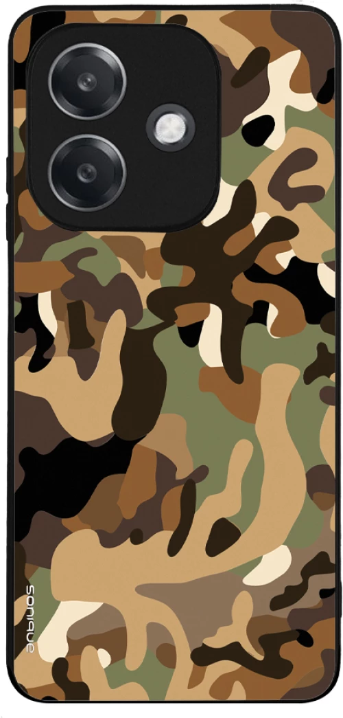 Θήκη Sonique Camouflage Army Series για Oppo A40 Καφέ