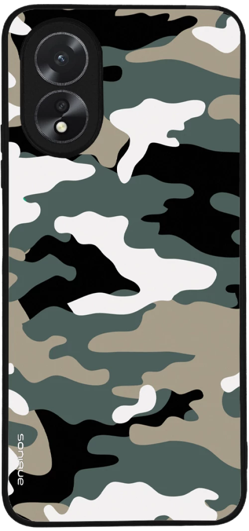 Θήκη Sonique Camouflage Army Series για Oppo A38 Χακί