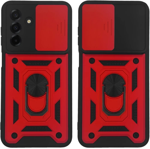 Θήκη Ring Armor CamPro Sonique για Samsung Galaxy A26 5G Κόκκινο