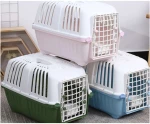 Buddy Κλουβί Μεταφοράς Plastic Dog Carrier with Mat Green 58x37x37,1cm