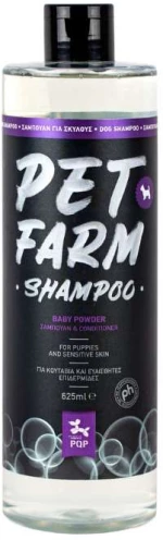 PQP Σαμπουαν & Conditioner Σκύλου Baby Powder 625ml