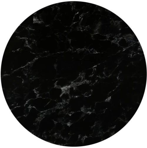 WOODWELL Ε106,451HPL (High Pressure Laminated) Επιφάνεια Τραπεζιού Απόχρωση Black Marble, Εξωτερικού χώρου 60x60cm/12mm Ε106,451