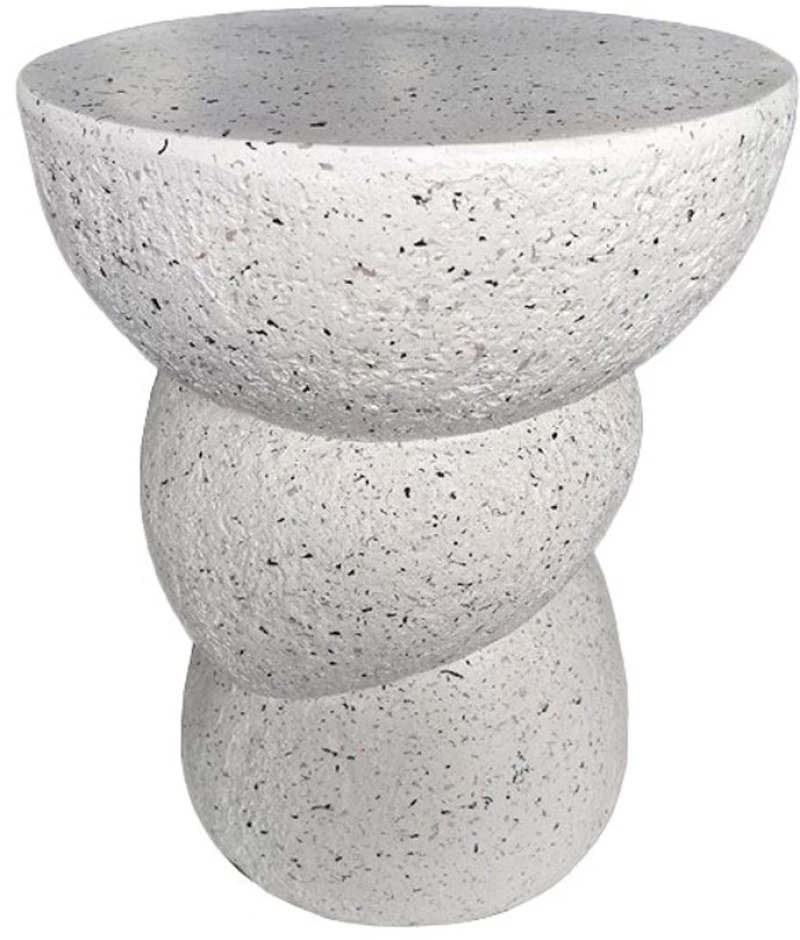 Liberta ASIMETRON SIDE TABLE TERRAZZO 35x35xH46cm 35x35xH46cm 04-1206