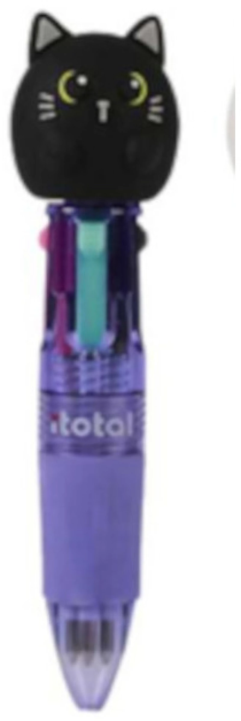 Στυλό Mini I-Total 4 Colours XL1265B Black Cat
