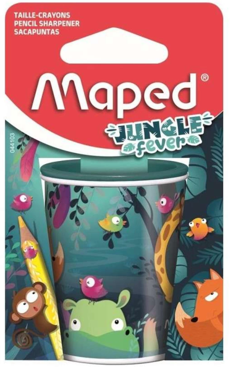 Ξύστρα Βαρελάκι Maped Jungle Fever 2 Τρύπες