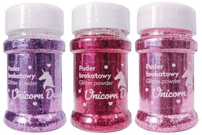 Σκόνη Λάμψης Interdruk 337450 Glitter Unicorn 45gr 1 τεμ. (Τυχαία Επιλογή Χρώματος)