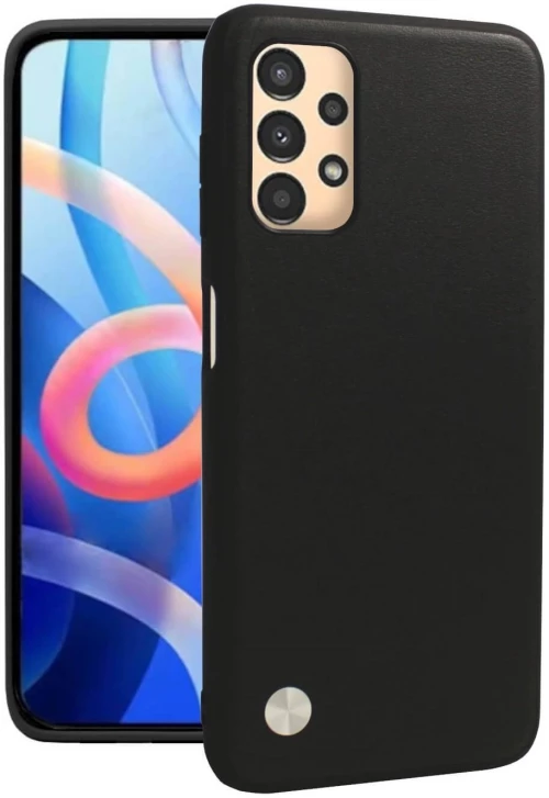 Θήκη Samsung Galaxy A13 4G Bodycell Vegan Cover Σκληρή - Black (5206015076411)