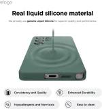 Θήκη Samsung Galaxy S25 Ultra Elago Silicone Case Premium Σιλικόνης - Midnight Green (EGS25SC68-MGR)