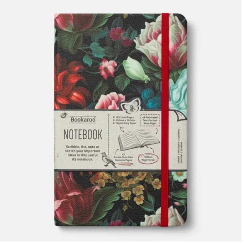 Σημειωματάριο If Bookaroo A5 - Dark Floral