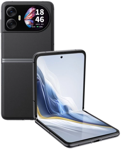BLACKVIEW HERO 10 (12GB+256GB) NFC FLIP SMARTPHONE ANDROID 14 BLACK