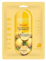 JIGOTT Vitamin Real Ampoule Mask Μάσκα Προσώπου Για Αντιγήρανση, 27ml
