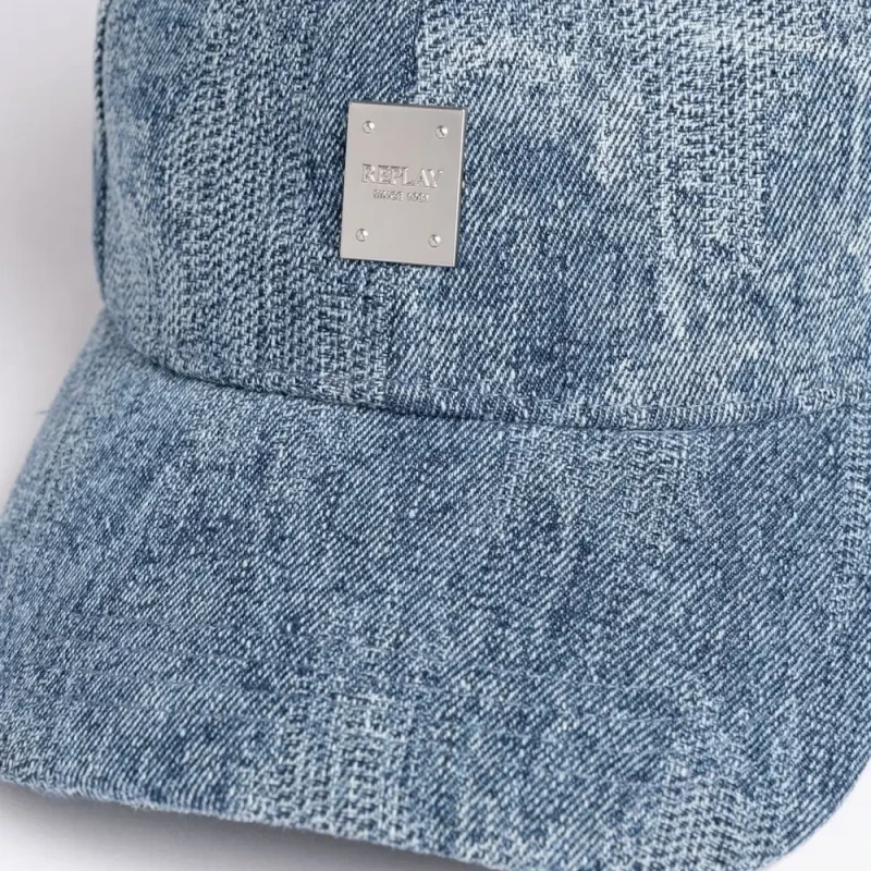 Replay Woman WASHED DENIM CAP