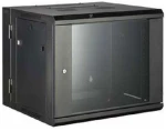 Rack επίτοιχο μονό μαύρο 12U οικονομικό SMC5612 Top 04.022.0244