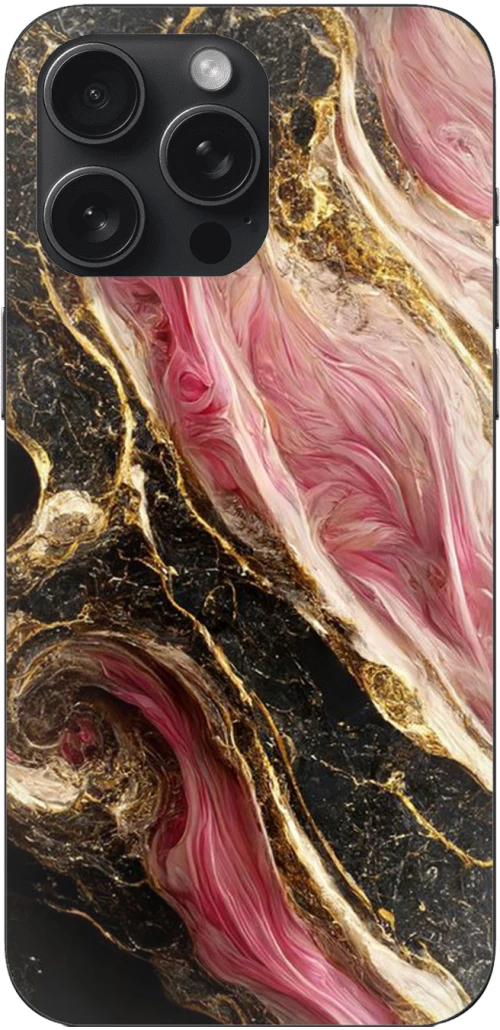 Marble Black-Pink