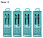 Remax RC-C106 Zisee Series Type-C το Type-C 100W Purple 1.20m