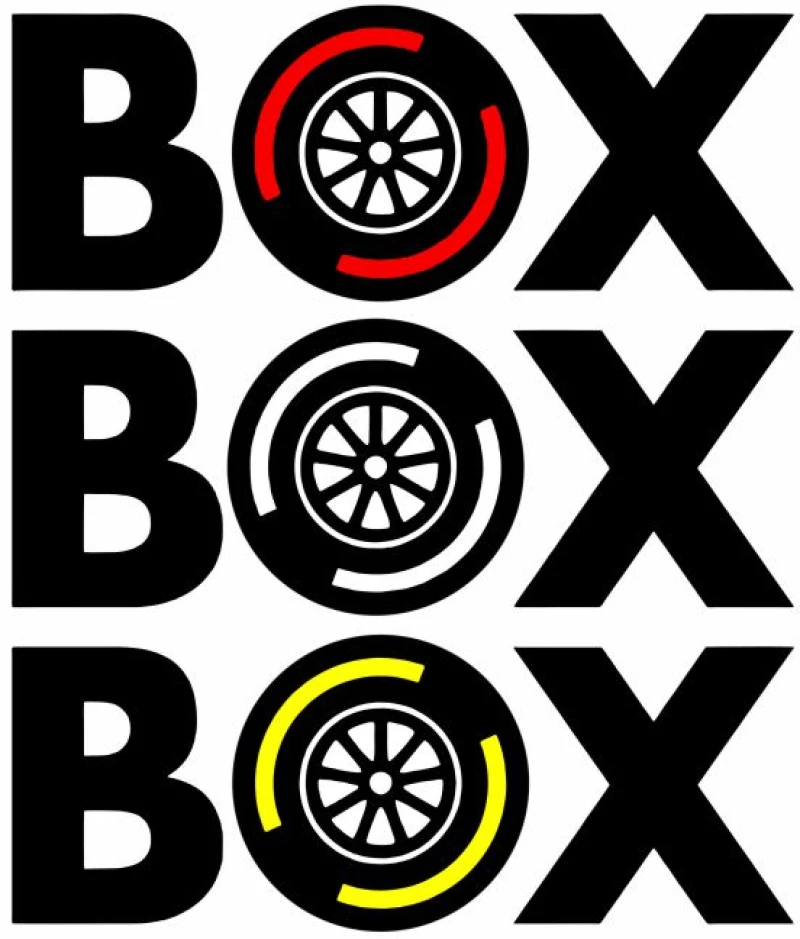 "Box Box Box" Φούτερ - RED
