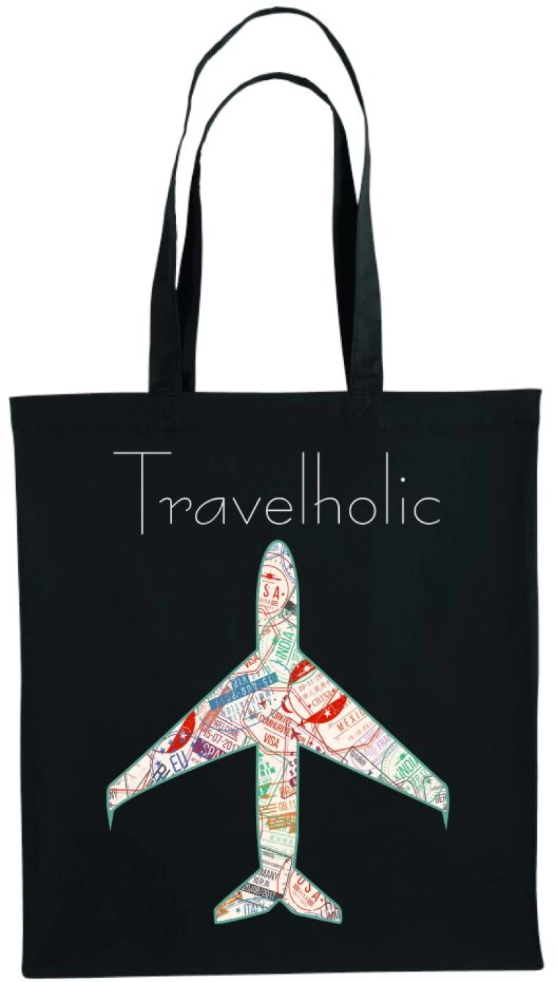 Τσάντα Αγοράς Travelholic - White