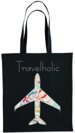 Τσάντα Αγοράς Travelholic - White