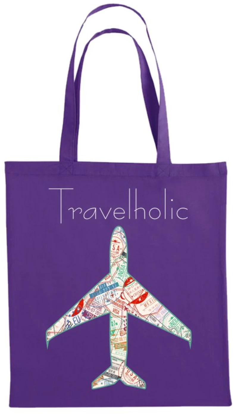 Τσάντα Αγοράς Travelholic - White