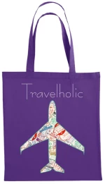 Τσάντα Αγοράς Travelholic - White