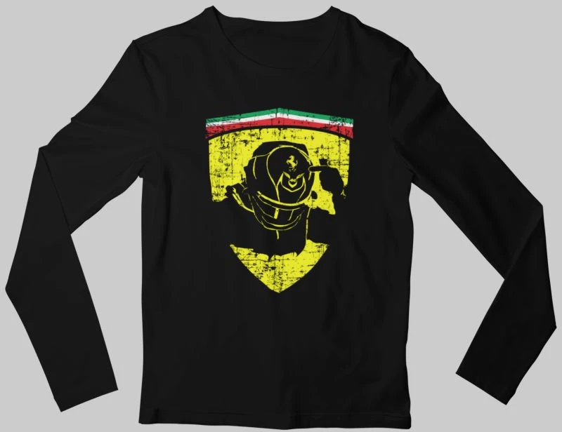 Hamilton Scuderia Edition Παιδικό Μακρυμάνικο T-Shirt - BLACK