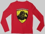 Hamilton Scuderia Edition Παιδικό Μακρυμάνικο T-Shirt - BLACK