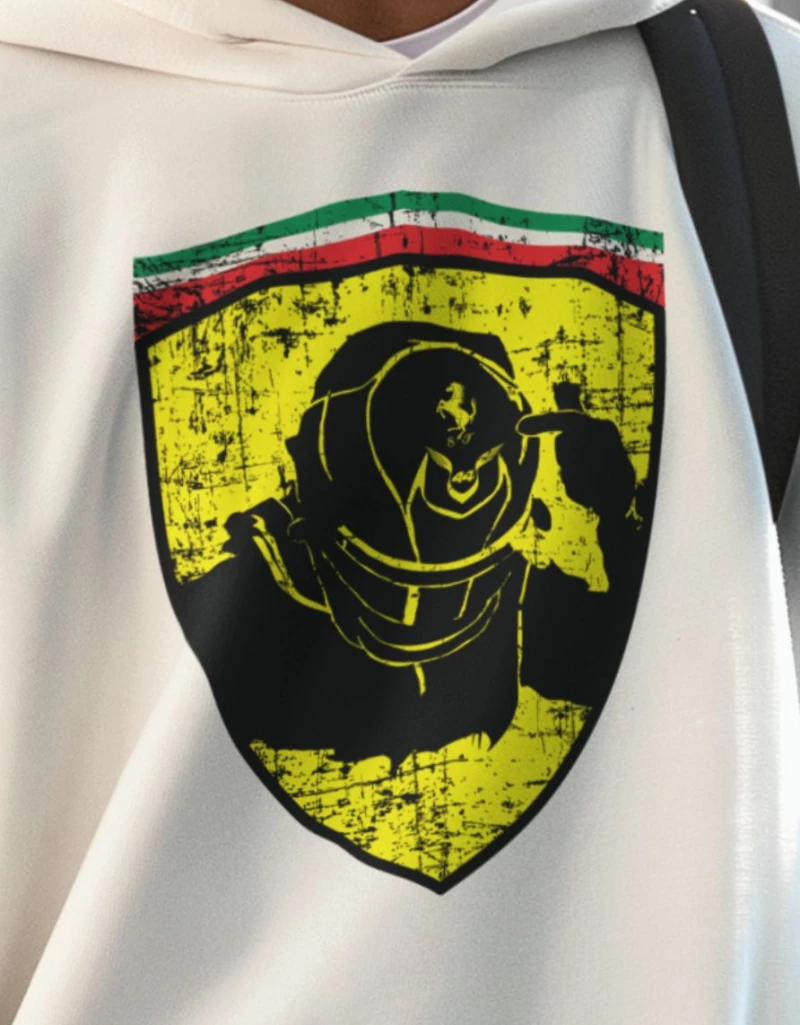 Hamilton Scuderia Edition Φούτερ με Κουκούλα - WHITE