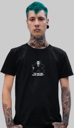Ghostface Meeple T-Shirt - RED