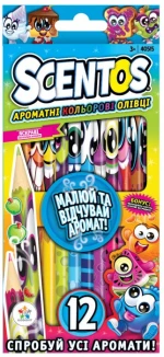 Scentos Ξυλομπογιές Αρωματικές (12 Χρωμάτων)
