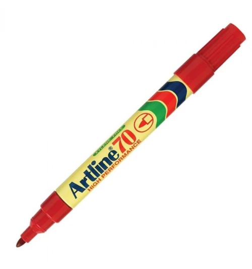 Artline Μαρκαδόρος Ανεξίτηλος 70 Κόκκινο 1.5mm