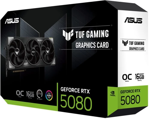ASUS TUF Gaming TUF-RTX5080-O16G-GAMING NVIDIA GeForce RTX 5080 16 GB GDDR7