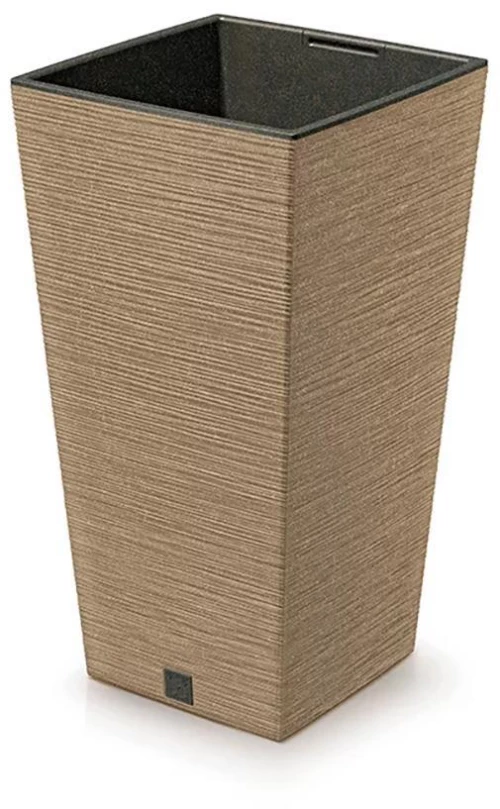 Γλάστρα - κασπώ FURU καφέ Y55x29,5x29,5εκ.