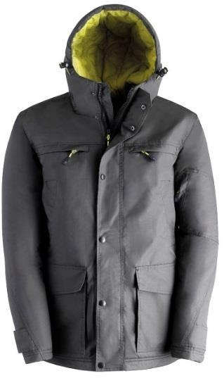 Μπουφάν PARKA SLICK γκρι L, Ρυθμιζόμενη κουκούλα με ελαστικό κορδόνι
. Τσέπες με φερμουάρ στο μπροστινό μέρος του ώμου
. 
Εσωτερική τσέπη με φερμουάρ

. Ρύθμιση καρπού με κλείσιμο velcro. 

Τσέπη με φερμουάρ στο μανίκι

. Άνετες τσέπες για ζέσταμα χεριών