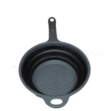 Edenberg Σουρωτήρι  Αναδιπλούμενο με λαβή 24 x 24 x 10 cm  Grey - Black EB-1013
