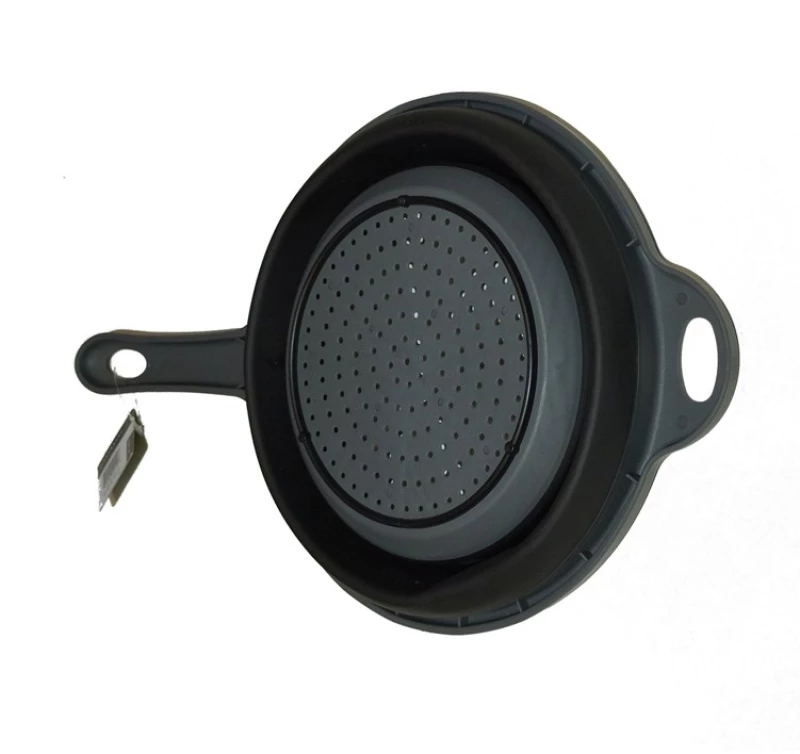 Edenberg Σουρωτήρι  Αναδιπλούμενο με λαβή 24 x 24 x 10 cm  Grey - Black EB-1013