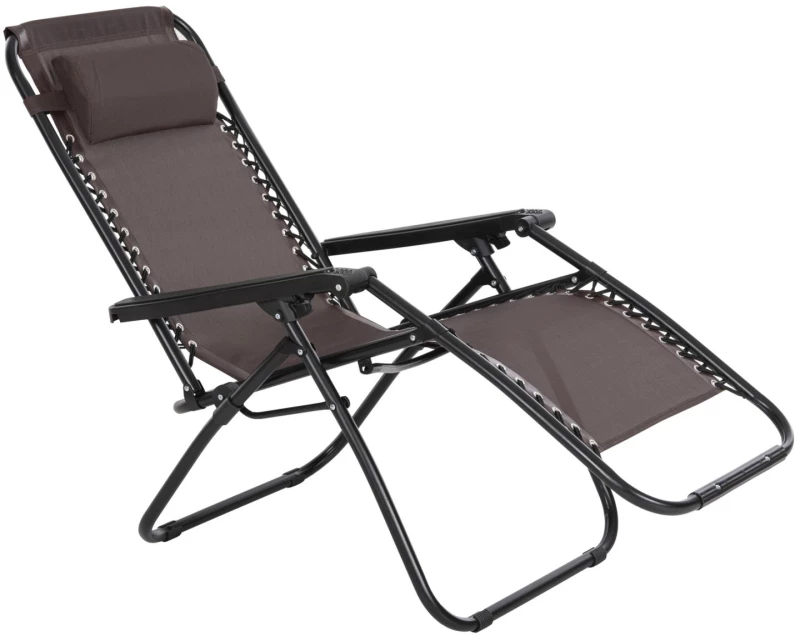 ΠΟΛΥΘΡΟΝΑ RELAX COMPANION  ΚΑΦΕ TEXTILENE-ΜΑΥΡΟ ΜΕΤΑΛΛΟ 67x145x110Υεκ. 2αδα