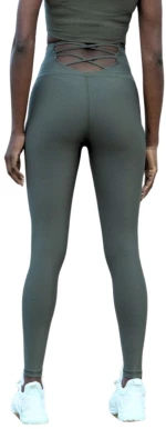 Αθλητικό Κολάν Push-Up με Σχέδιο στην Πίσω Όψη Lismina 702 Khaki