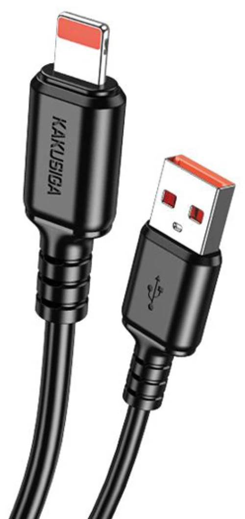 KAKUSIGA καλώδιο Lightning σε USB KSC-982  15W  480Mbps  1m  μαύρο